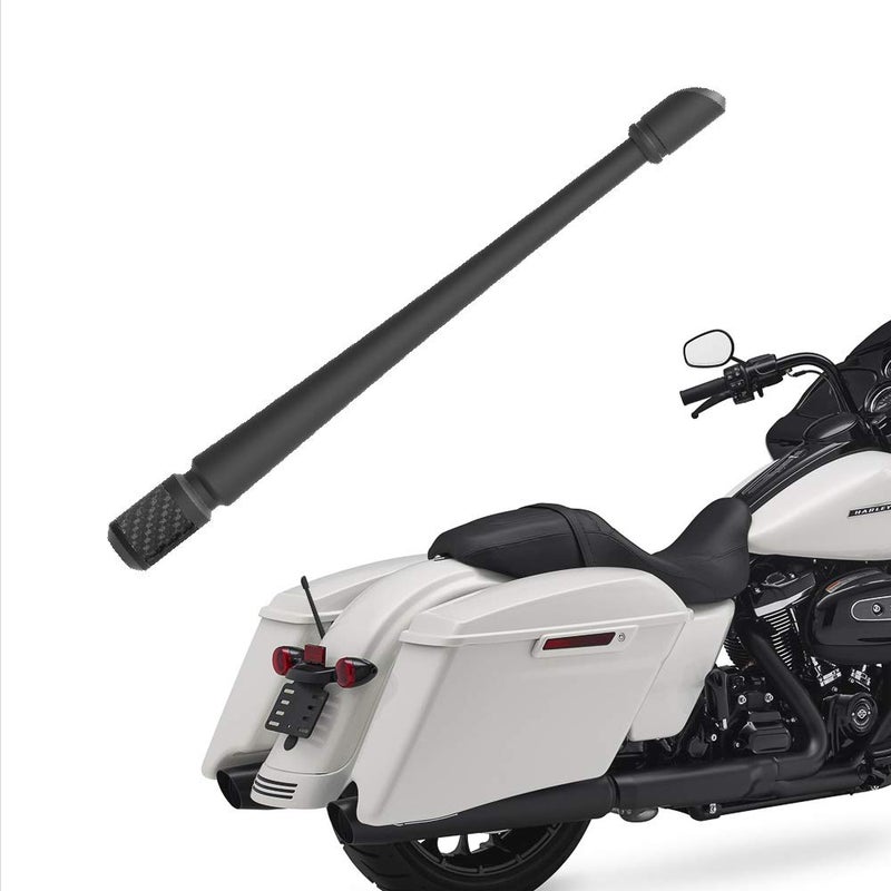 RYDONAIR Short Antenna Compatible with Harley Davidson 1989-2025, Internal Copper Coil for Enhanced Reception, 7 inches Rubber Antenna Replacement - Image 1